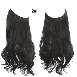 2021 Hairpieces Dropshipping Cheap Ombre For White Women Wholesale Factory Secret Private Label Synthetic Halo Hair Extension