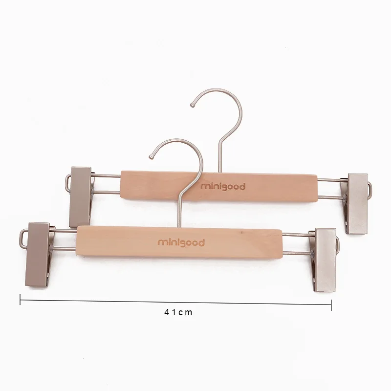 
Assessed Supplier Clothes Rack Hanging Children's skirt/ pants Wooden Hangers 