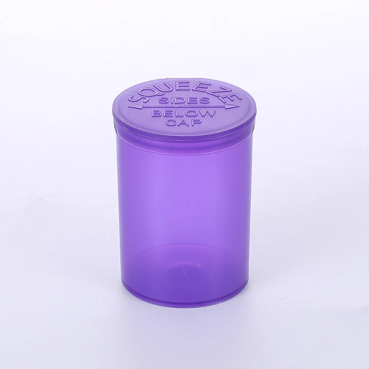 13dr Rx Packaging Storage Pop Top Hinged Lid Vials Container With Snap Cap