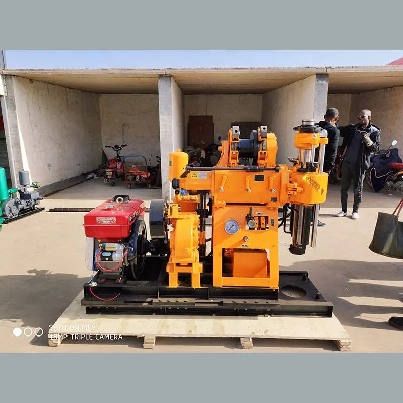 200m Diesel Hydraulic Water Well Drilling Rig Machine Rotary Drilling Rig Machine