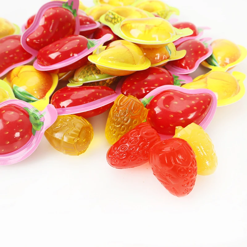 Mango Puree Soft Gummies Gummy Candy Sweet Fruity Flavor OEM Package Mango Shape Candy
