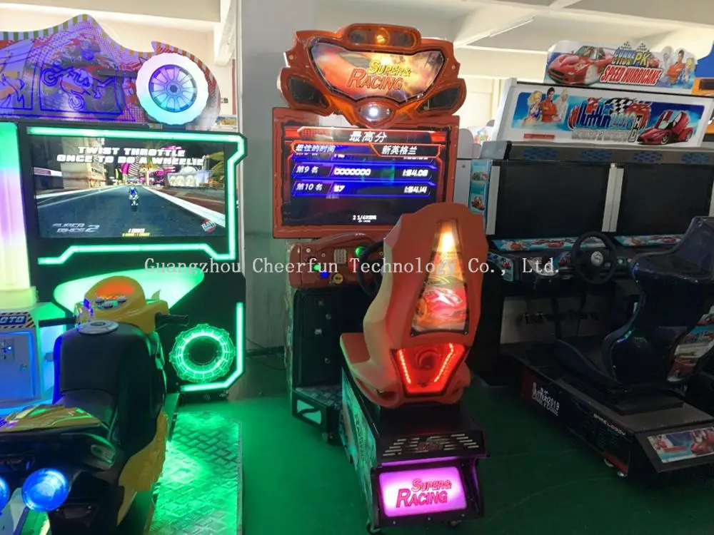 Good Quality Fast & Furious Super Car driving simulator racing car game machine for center amusement