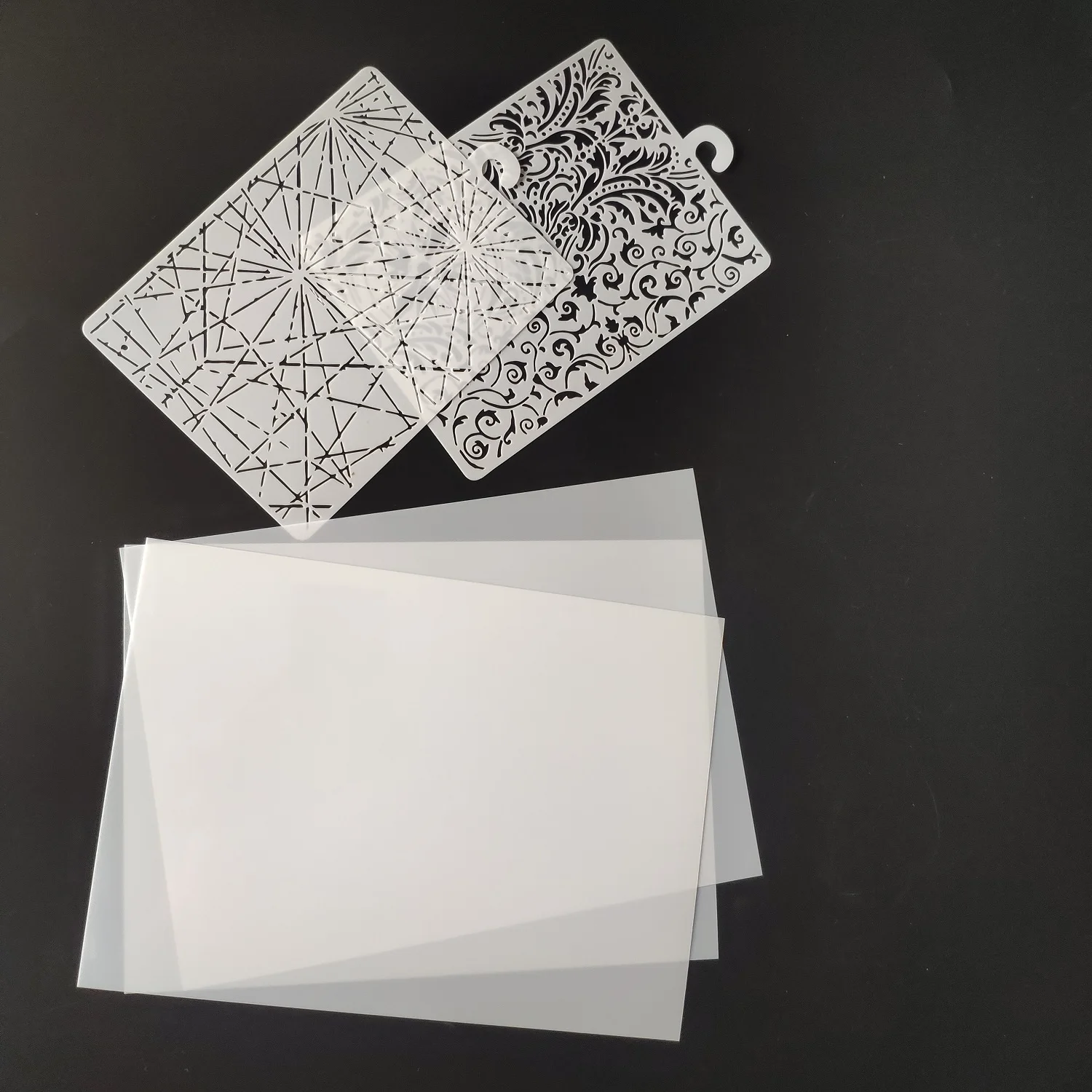 Food Safe Blank Stencil Template Material Milky White Mylar Sheet Film