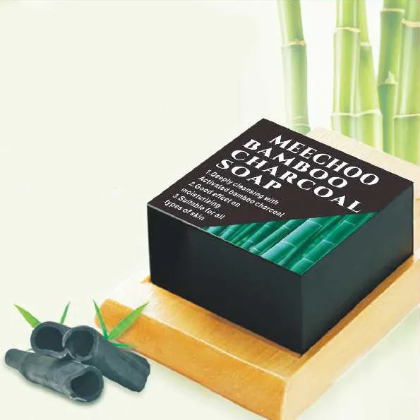 body whitening soap 100g african deep cleaning face solid bamboo charcoal