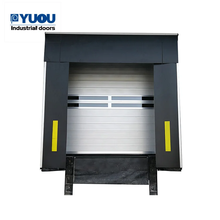 Low Cost Industrial manufacturer Sectional Pvc Retractable Container Automatic Mechanical Dock Shelters