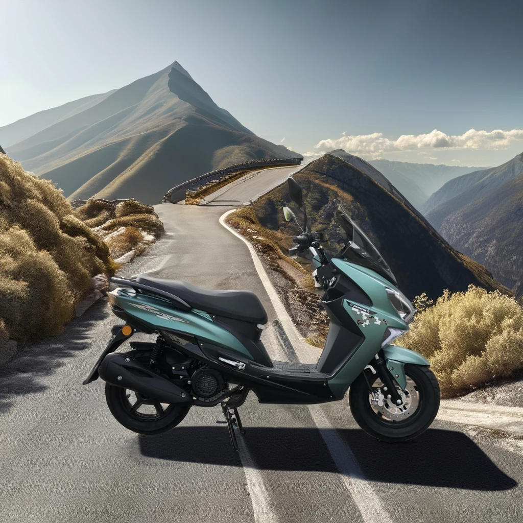 1 Cylinder 4 Stroke 150CC Gasoline Scooter for Adults Two-Wheel Motorcycles for Better Visibility