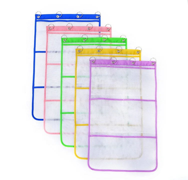 Mesh Bath Toy Organizer Hanging Multi-Use Net Bags Baby Bath Toy Storage & Bathroom or Shower Caddy-Set
