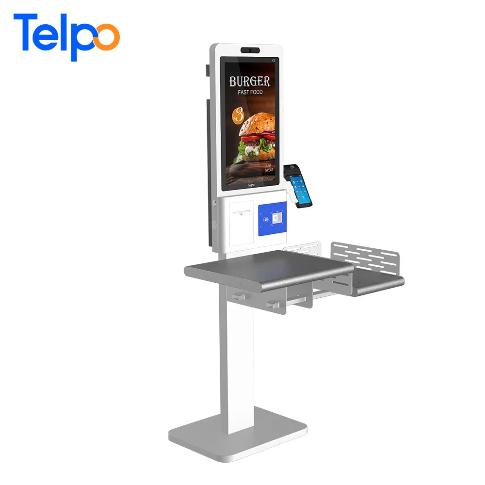 Telpo K5 для приставки Android Smart киоск машина цена с 21 дюймов сенсорный экран оплаты