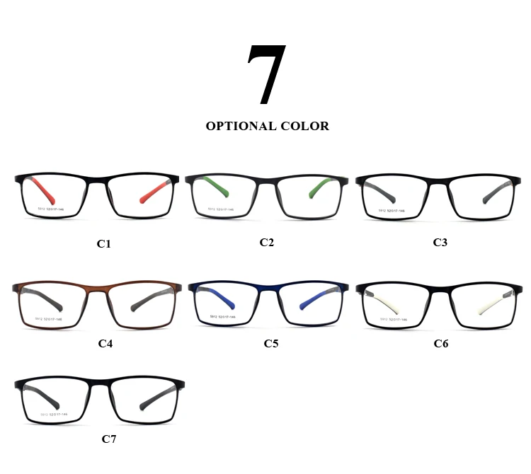 DOISYER 2022 Newest fashion rectangle frames designer adolescent optical eyeglasses high quality men tr90 frames