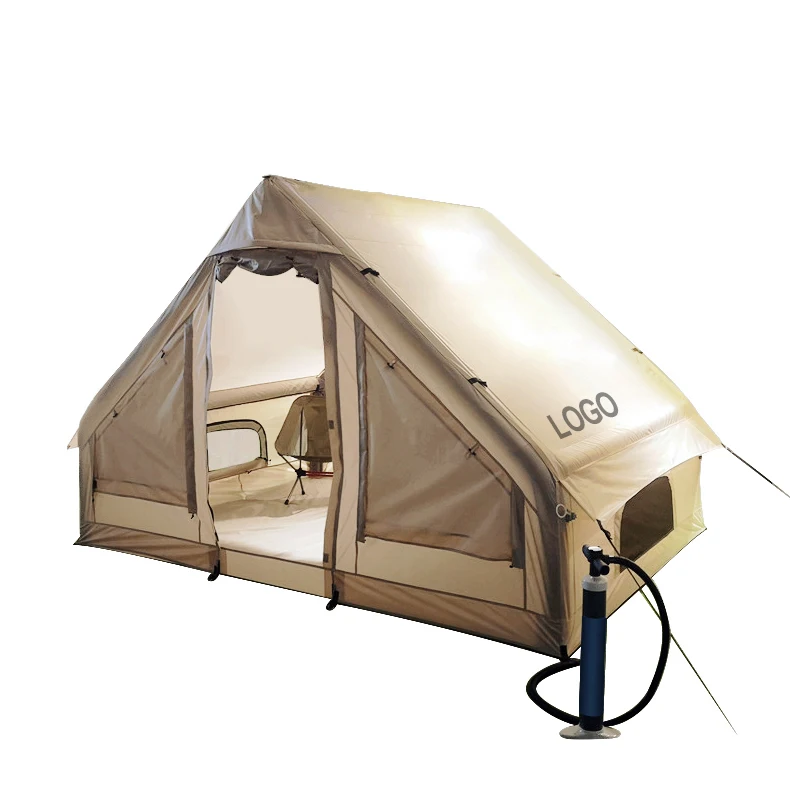 custom luxury safari tent outdoor camping party inflatable canvas wedding Airway tents folding bubble pole air inflatable tent
