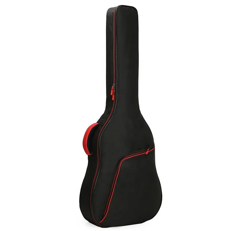 Adjustable Shoulder Strap Polyester Instrument Bag Electric Acoustic Classical Bass Hard Case Guitar Protector Case Bag