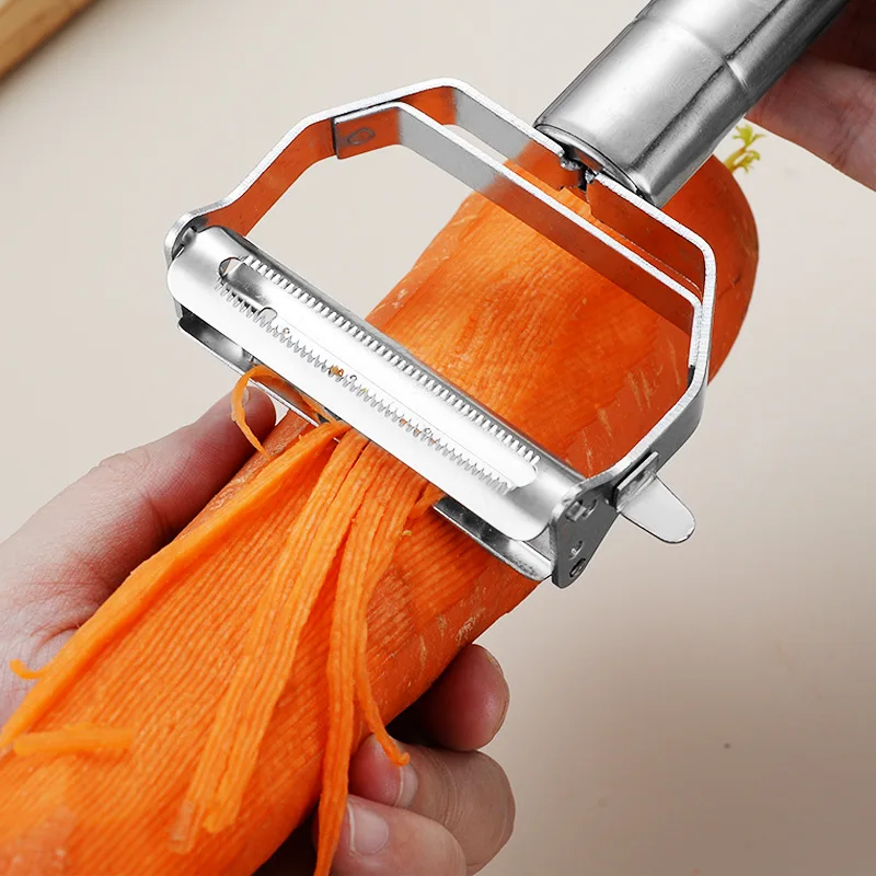 Stainless Steel Vegetable Fruit Peeler Scraper Alloy Potato Carrot Peeler Silcer Kitchen Cooking Tools Accessories Skin Scraper