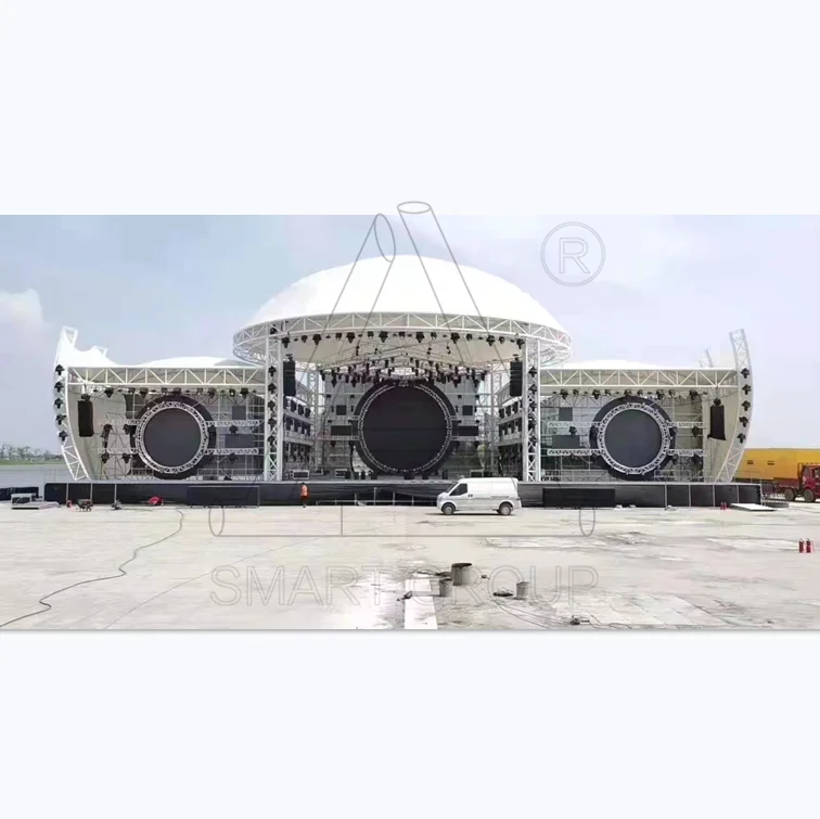 Customized Music Festival Outdoor Layer Truss Aluminium Lighting Truss System