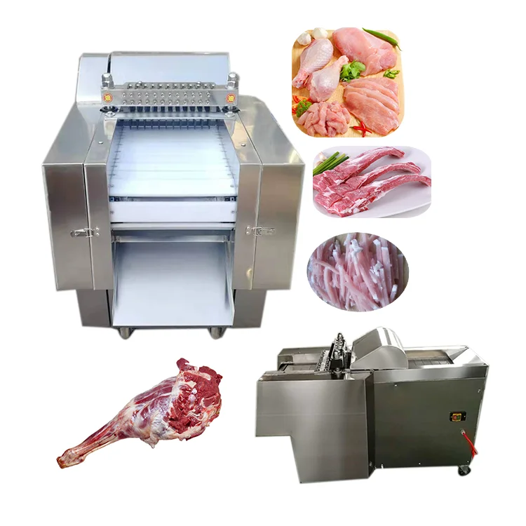 Коммерческие автоматическая куриная костей груди мяса говядины slicer свинины для резки кубиком машина курица по недорогой
