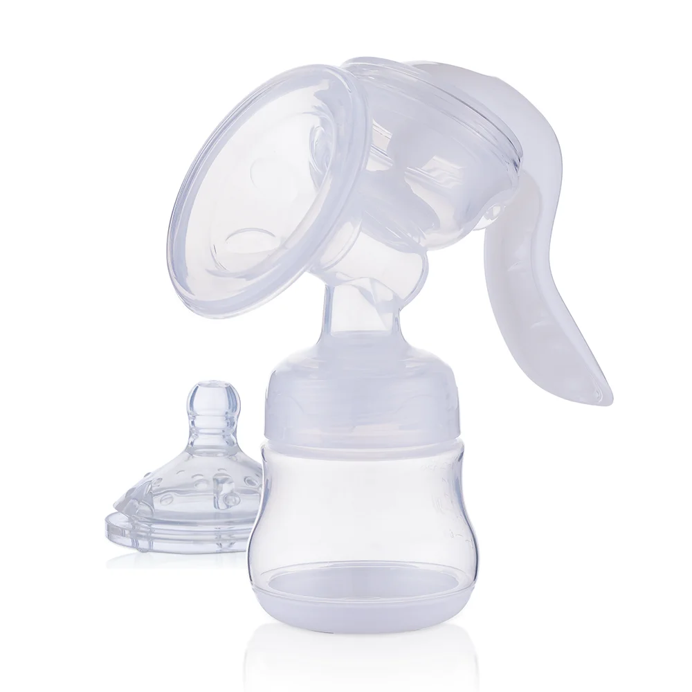 Best Selling Product Easy Operation Portable Silicone Manual Baby Product Feeding Milk Breast Pump
