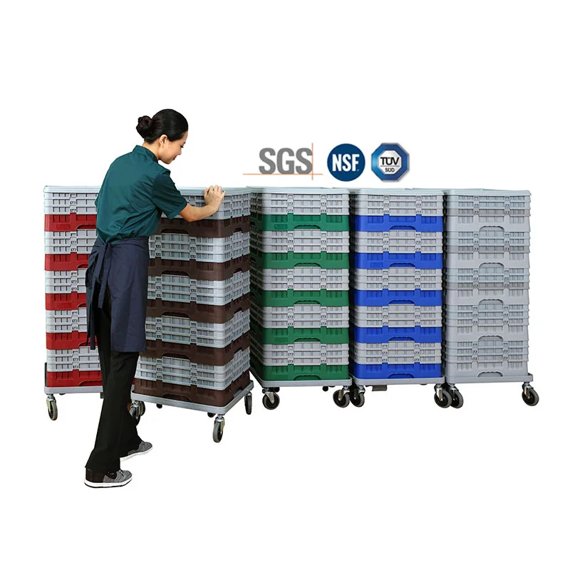 5 Tier 3 Water Flat Beer Stemmed Airline Warehouse Commercial Store Stackable Plastic Wine Storage Hauling Transport Glass Racks