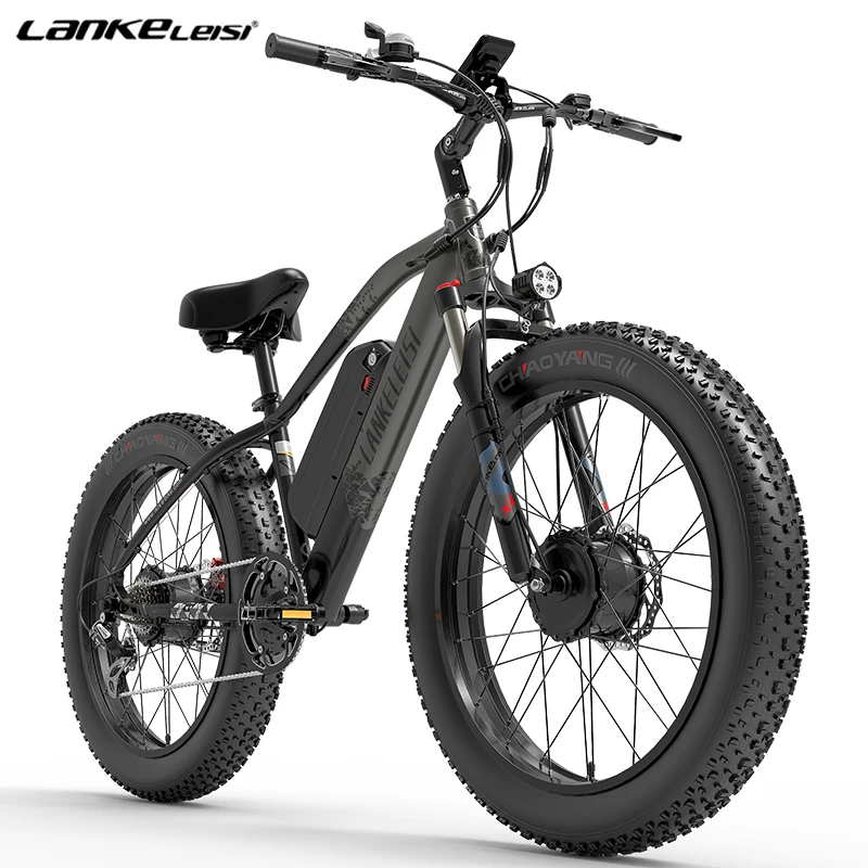 Великобритания США ЕС склад Lankeleisi MG740 plus E Bikes 1000 Вт двухмоторный Электрический толстый велосипед 48 В 20Ah велосипед электрический