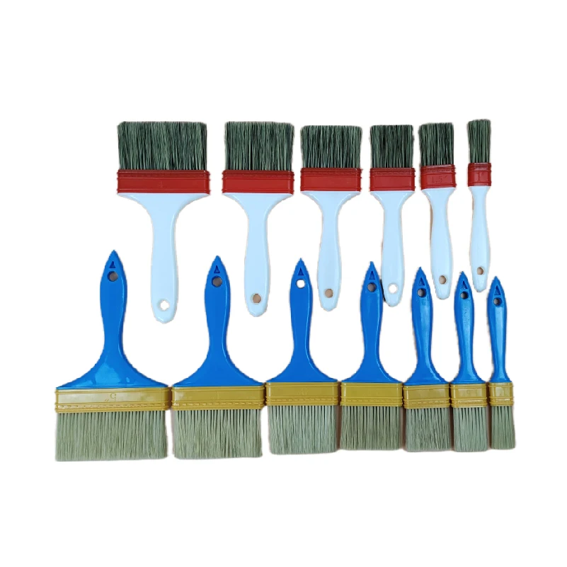 Factory cheap 1-5inch nylon brush plastic hair planting paint brush