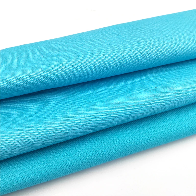 elastic cotton polyester interwoven spandex twill fabric for cloth