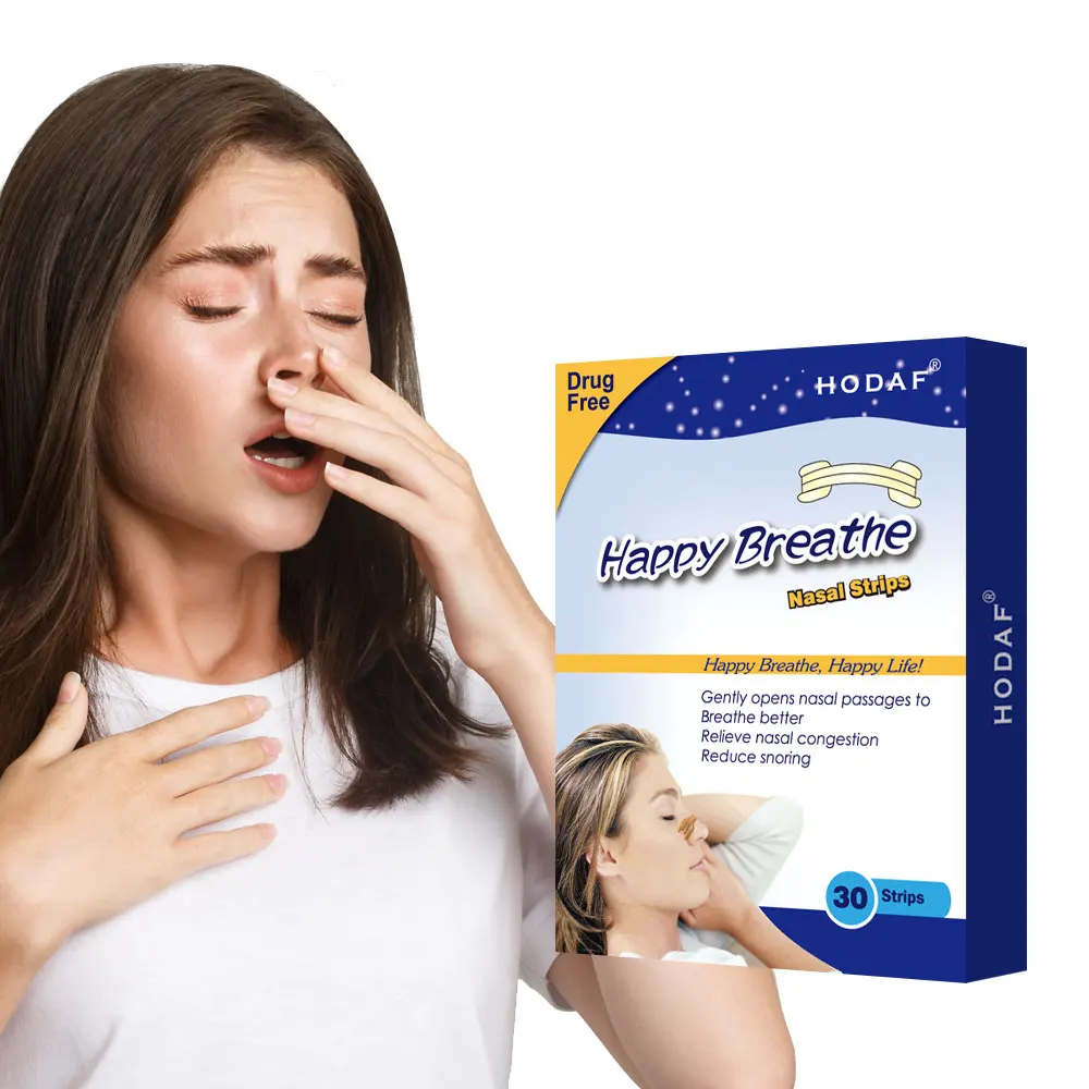 HODAF Breathe Right Nasal Strips To Stop Snoring Safe And Sample Use Factory Wholesale
