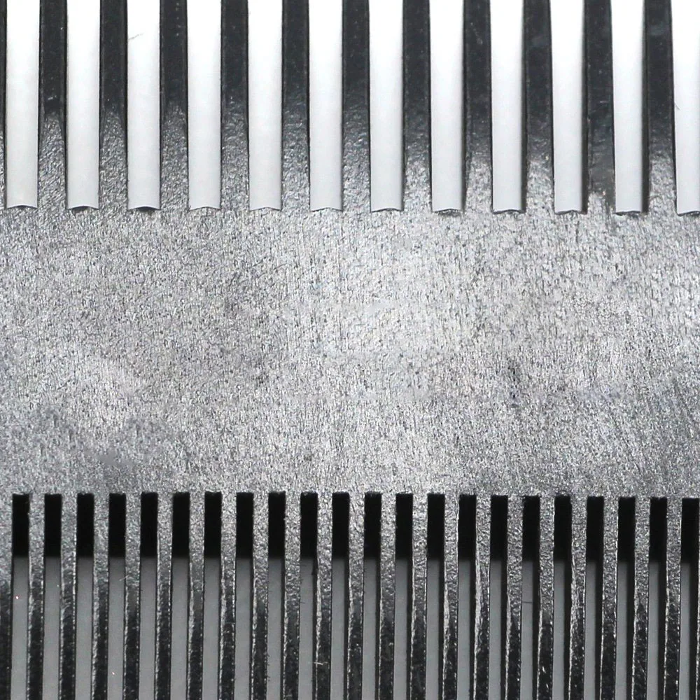 Wholesale Hot Selling Custom Logo Dual-sided Wood Beard Comb Black