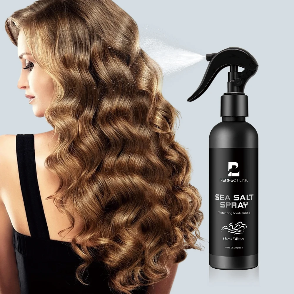 Private Label Organic Smooth And Soften Hair Mist Long Lasting Strong Hold Styling Sea Salt Hair Spray