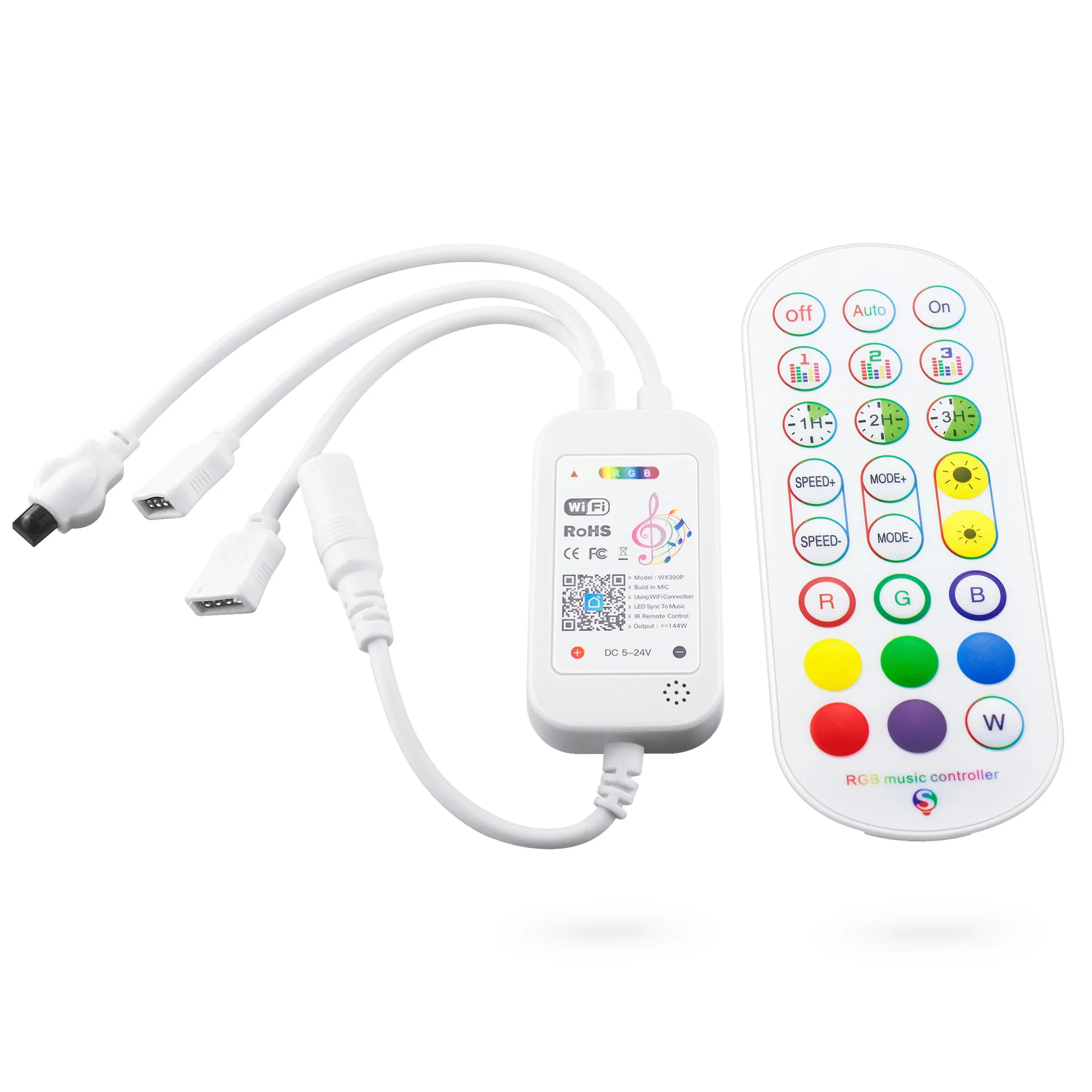 Лидер продаж RGB 4Pin 1-2 контроллера Tuya Smart Wifi Светодиодные полосы PST-XY001