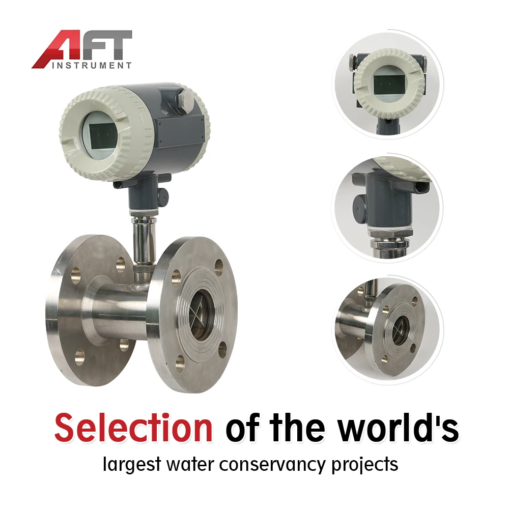 digital diesel flow meter fuel oil turbine flow meter