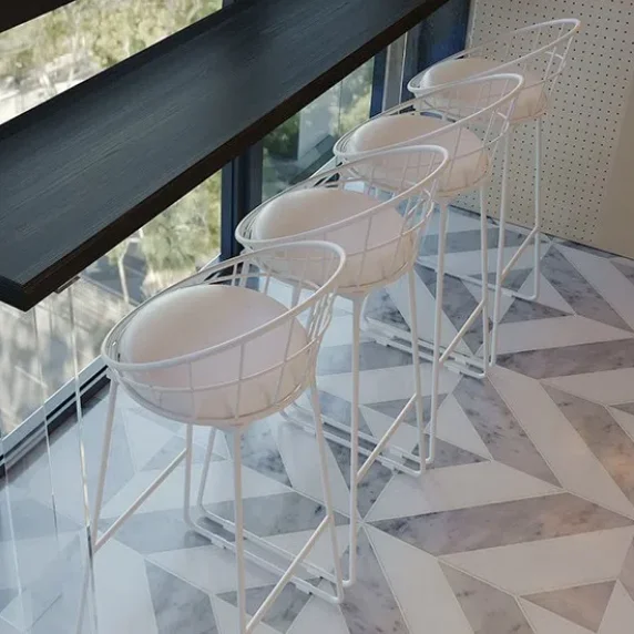 Customized Home Modern Kitchen Dining Room Metal Wooden Cheap beer Bar Furniture Table high chair for bar table and chair set