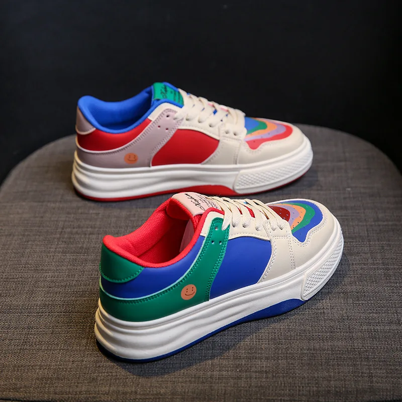 2024 Summer new white shoes female student casual sneakers female