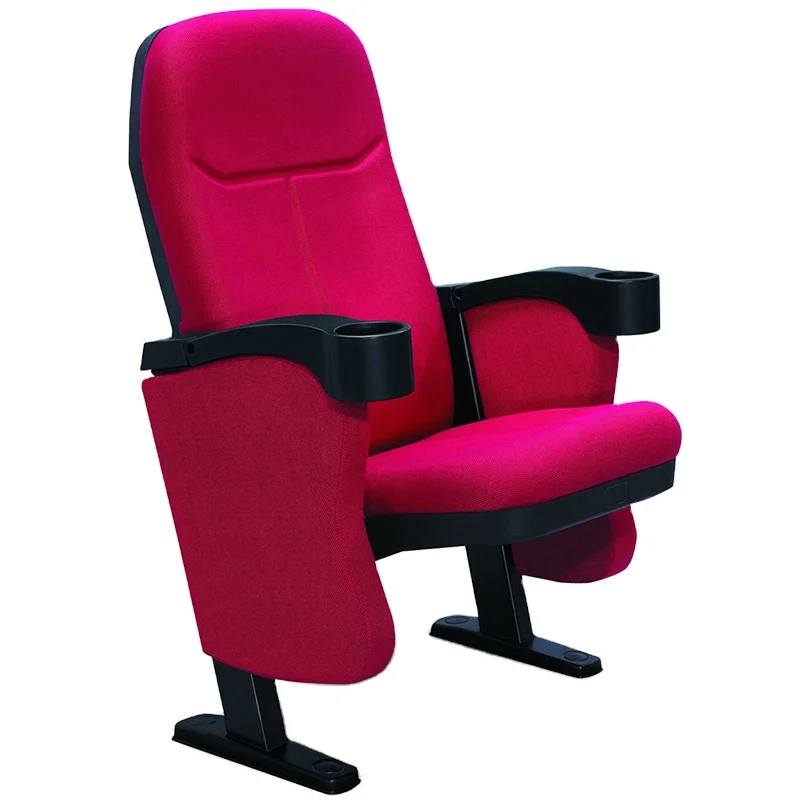 2024 School Auditorium Chair with Cup Holder for Theater Furniture