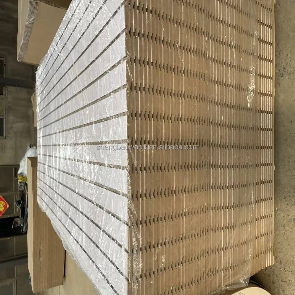 12 мм 15 мм 18 мм доска mdf с меламиновым покрытием/слот mdf/водонепроницаемая доска mdf