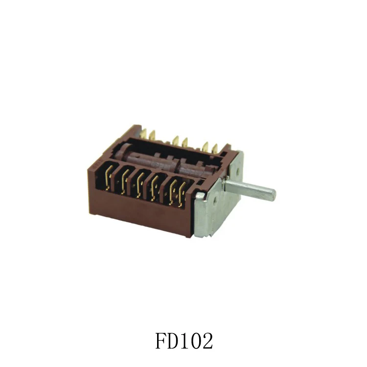 Rotary Switch for oven and gas cooker, 6 positions