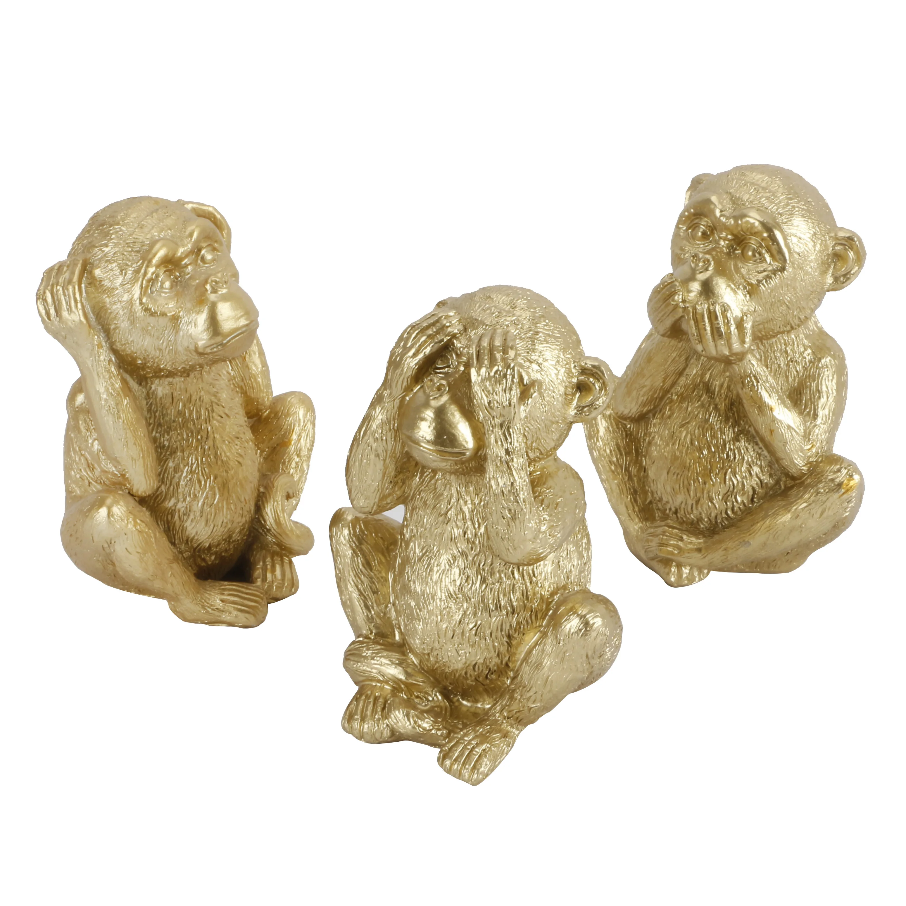 Home Accessories Monkey Ornament Decorations Polyresin resin monkey  Monkey Sculpture Figurine Statue