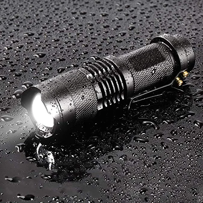 Pocket Light LED Flashlight Portable Waterproof 3W XPE Flash Torch Mini for Camping Hunting Outdoor
