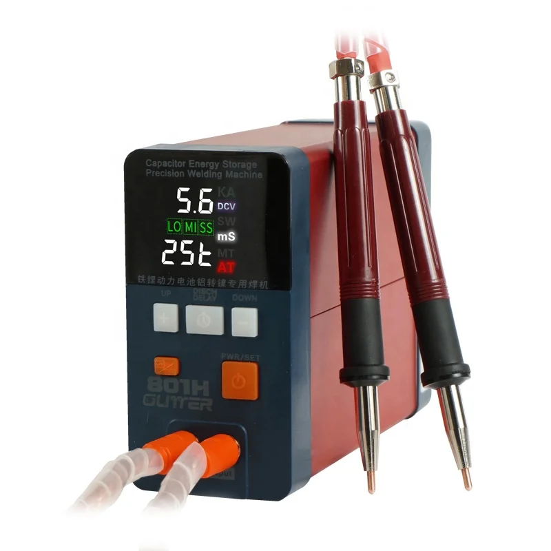 Аппарат для точечной сварки 801 ч 19 8 кВт 3500 А 110-240 В аккумуляторная батарея алюминиевый никель одиночная точечная сварочная машина
