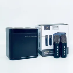 Wholesale Subwoofer speaker With dual wireless Microphones Home Party KTV YS203 portable outdoor Party wireless Karaoke speaker