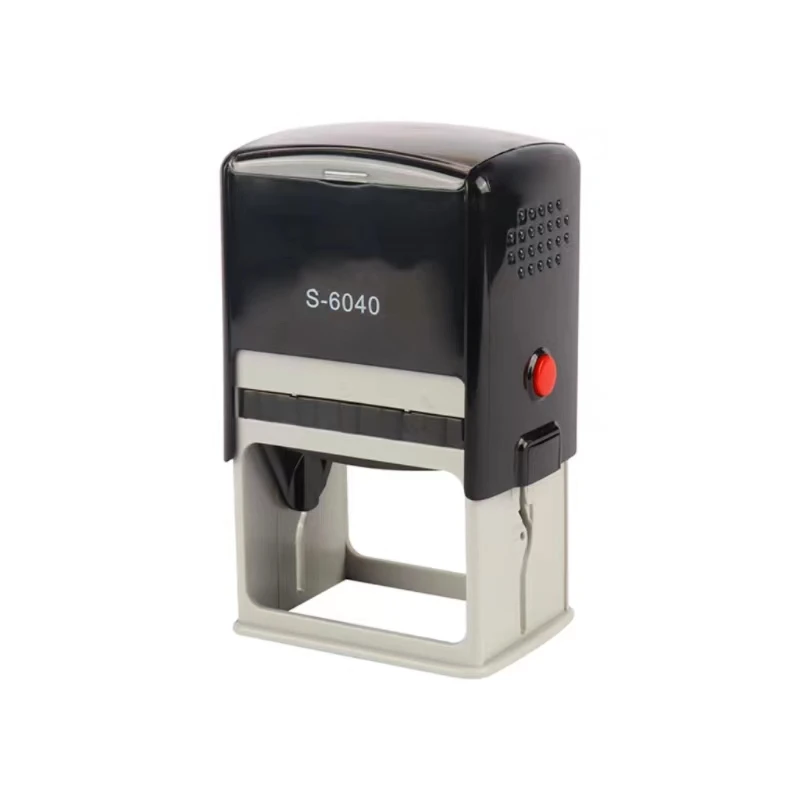 Custom 6040 Adjust Multi Color Plastic Square Blank Self Inking Number Stamp.