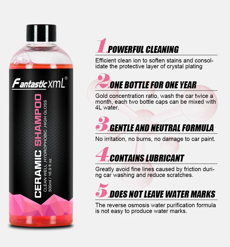 Premium High Gloss Motorcycle and Boat Car Shampoo wash shampoo for car paint touchless car wash