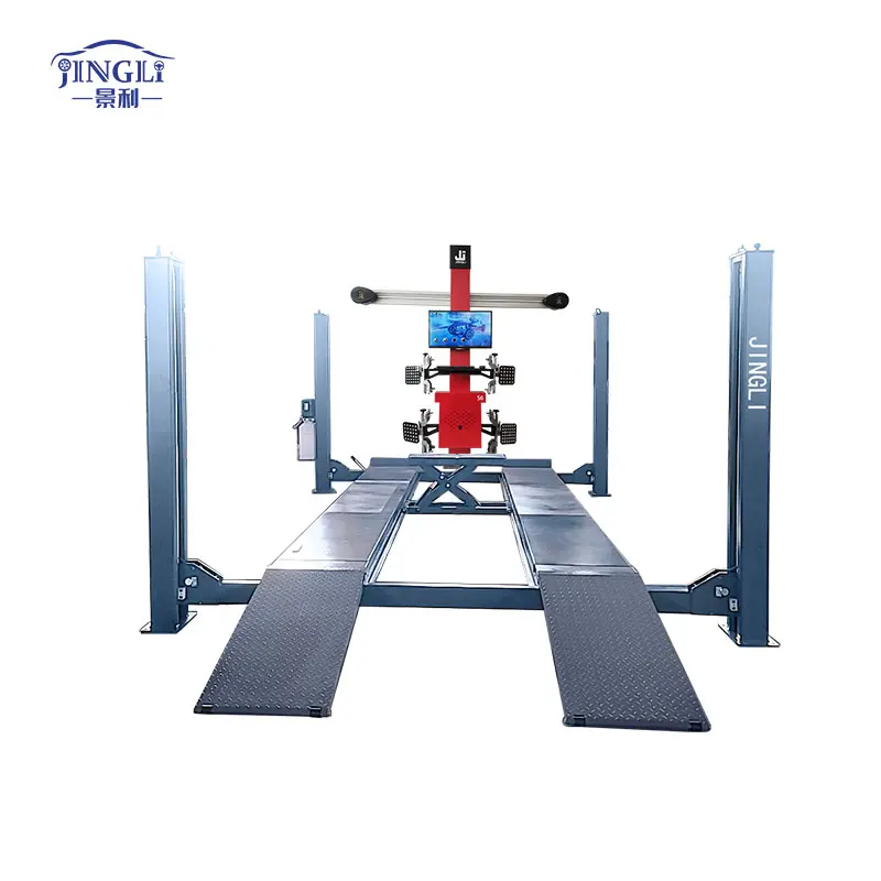 tire changer combo car garage equipment 3D car wheel alignment one station auto service machine and tools