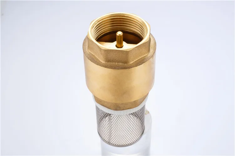 1/2 - 4 inch female thread ends brass lift check valve spring loaded non return  check valve