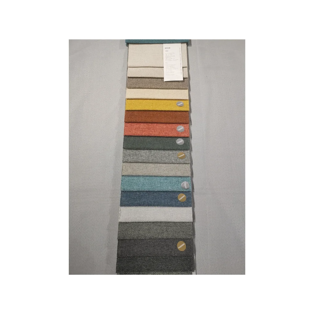 KY558 High-Tech China sofa fabric factory in stock linen sofa fabric tela de sofa rough texture fabric