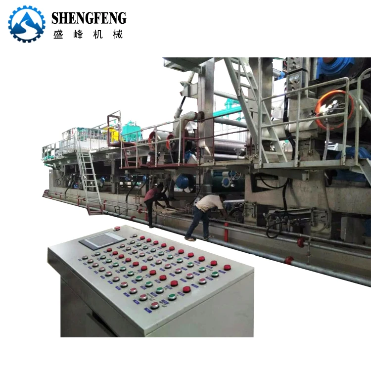 automatic testliner paper and fluting liner paper production line price