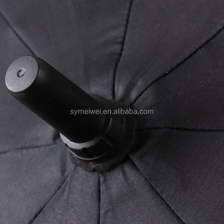 Umbrella manufacture China Auto Open Double Canopy windproof Fiber bone Golf Umbrella with custom Logo Print For Promotion gift