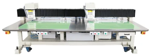 Richpeace High Speed Double Heads Leather Perforation Machine--Template Structure