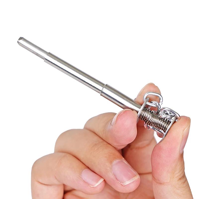 Beekeeping tool Bee pollinator stick Pollen Grip Stainless Steel Spring Presses Bee Pollen Aspirator Collector