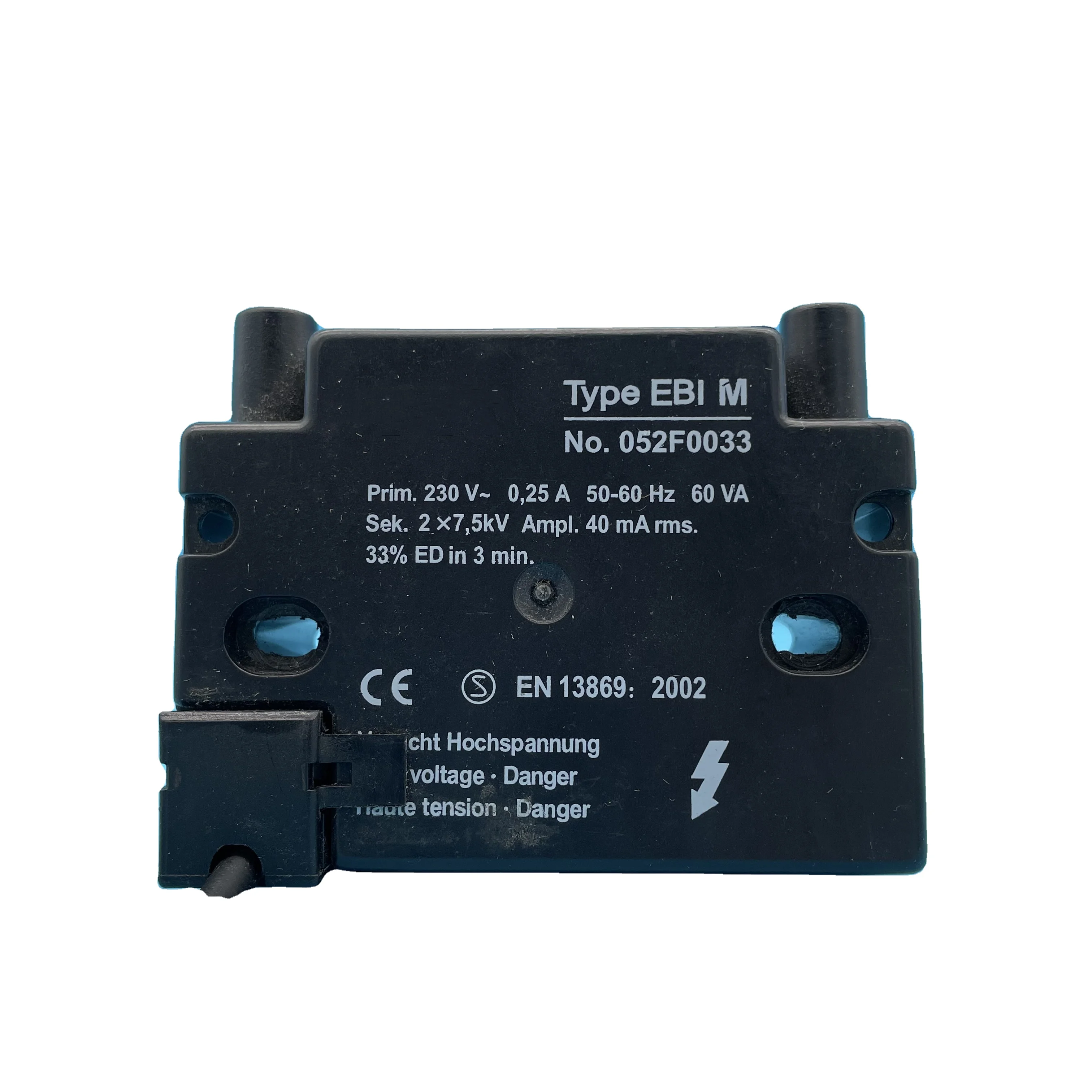 Hot selling domestic ignition transformer replacement Danfoss Fida Cofi Brahna brand for gas burner parts