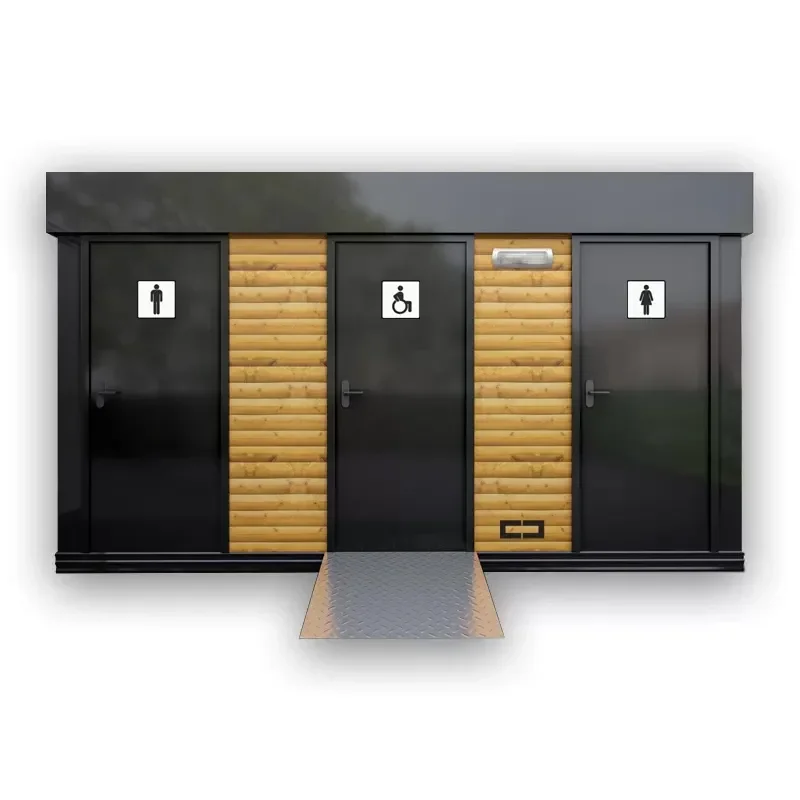 20ft Low Price And Best Quality Mobile Portable Container Toilet Public Use Convenient Restroom