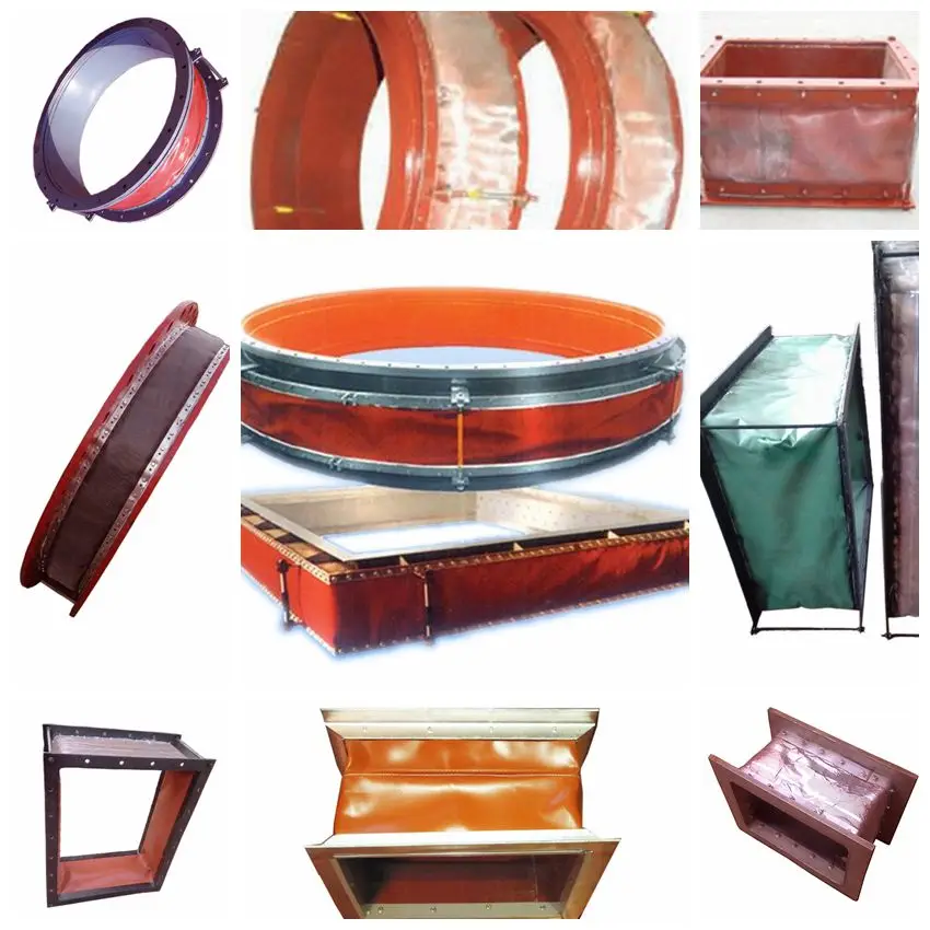 Fan soft connection,Nonmetal Expansion Joint,Ducting Fabric Bellow,Air Compensator