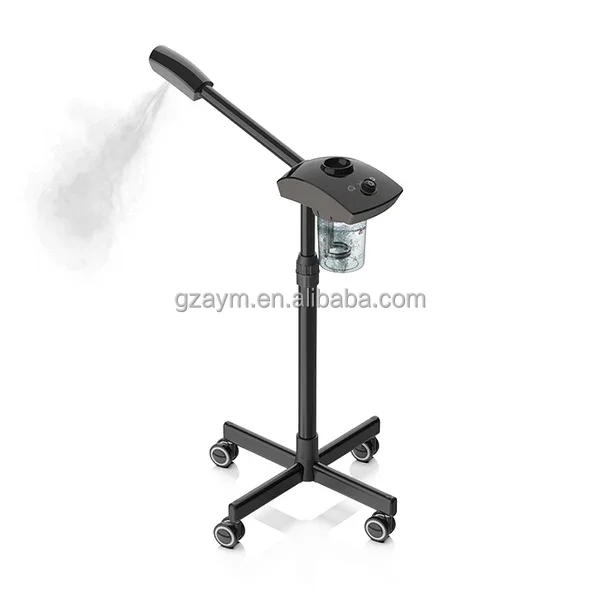 Esthetician Facial Steamer Open Pores Hot Ozone Mist Nano Sprayer Black White Ionic Face Steamer Professional